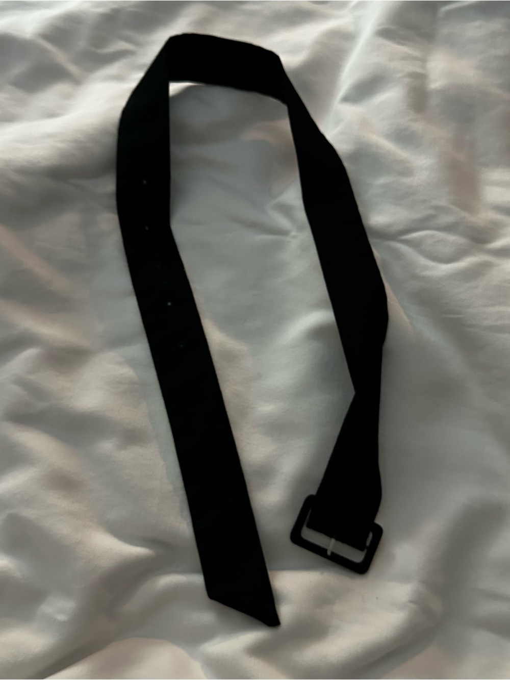 Black Flexible Material Belt